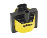 ACCEL Remote Super Coils 140024ACC Ignition Coil, Coil, M36 E-core, Square, Epoxy, Black/Yellow, 48,000 V, GM, Isuzu, Each thumbnail 3
