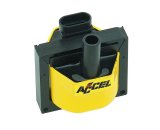 ACCEL Remote Super Coils 140024ACC Ignition Coil, Coil, M36 E-core, Square, Epoxy, Black/Yellow, 48,000 V, GM, Isuzu, Each thumbnail 4