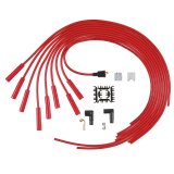 ACCEL SuperStock 5000 Series Spark Plug Wire Sets 5040R Wires, Super Stock, Spiral Core, 8mm, Red, Straight Boots, Universal, V8, Set thumbnail 1