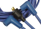 ACCEL SuperStock 4000 Series Spark Plug Wire Sets 4039B Wires, SuperStock, RFI Suppression, Spiral Core, 8mm, Blue, 90 Degree Boots (Blue/Black), V8, Set thumbnail 1
