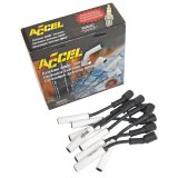 ACCEL Extreme 9000 Ceramic Spark Plug Wire Sets 9052C Wires, Ceramic, Spiral Core, 8mm, Black, 180 Degree Boots, Chevy, Pontiac, 5.7L, Set thumbnail 1