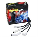 ACCEL Extreme 9000 Ceramic Spark Plug Wire Sets 9060C Wires, Ceramic, Spiral Core, 8mm, Black, 180 Degree Boots, Chevy, Pontiac, 5.7L, Set thumbnail 2