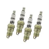 ACCEL Performance Spark Plugs 0574S-4 Plug, Shorty, Tapered Seat, 14mm Thread, .460 in. Reach, Projected Tip, Resistor, Set of 4 thumbnail 2