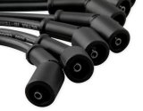 ACCEL Extreme 9000 Ceramic Spark Plug Wire Sets 9070CK Wires, Ceramic, Spiral Core, 8mm, Black, Black 135 Degree Boots, GM, Saab, Isuzu, Hummer, Set thumbnail 1