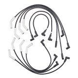 ACCEL Extreme 9000 Ceramic Spark Plug Wire Sets 9022C Wires, Ceramic, Spiral Core, 8mm, Black, 45 Degree Boots, Ford, V8, Set thumbnail 1