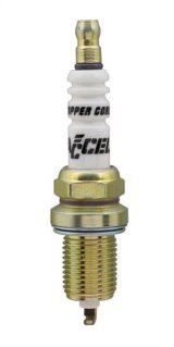 ACCEL Performance Spark Plugs 0736-4 Plugs, Copper, Gasket Seat, 14mm Thread, 0.750 in. Reach, Projected, for use on Acura®, Honda®, Set of 4 thumbnail 2