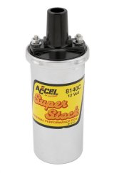 ACCEL SuperStock Ignition Coils 8140C Coil, SuperStock, Canister, Round, Oil-Filled, Chrome, 42,000 V, Each thumbnail 2