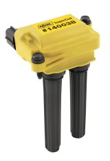 ACCEL Super Coils 140038 Ignition Coil, Female Socket, Coil Pack Style, Square, Epoxy, Black, Yellow, Chrysler, Dodge, Ram, Jeep, Each thumbnail 1