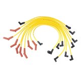 ACCEL SuperStock 4000 Series Spark Plug Wire Sets 4056 Wires, SuperStock, RFI Suppression, Spiral Core, 8mm, Yellow, Stock Boots (Orange/Black), Ford, Lincoln, Mercury, V8, Set thumbnail 1