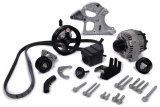 Chevrolet Performance Serpentine Accessory Drive Kits 19421445 System, Without A/C, 100 amp Alternator, P/S Pump, Reservoir, Idler, Tensioner, Brackets, Belt, Hardware, Chevy, LS3/LS7, Kit thumbnail 2