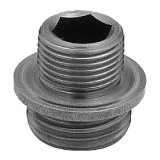 Chevrolet Performance Spin-On Oil Filter Adapter Connectors 3853870 Adapter, Bypass, Spin-On, Steel, Natural, Chevy, Big Block, Each thumbnail 1