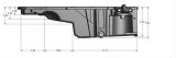 Chevrolet Performance Engine Oil Pans 12628771 Pan, Aluminum, Natural, Chevy, Pontiac, 5.7L, Each thumbnail 1