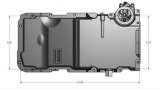 Chevrolet Performance Engine Oil Pans 12628771 Pan, Aluminum, Natural, Chevy, Pontiac, 5.7L, Each thumbnail 2