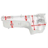 Chevrolet Performance Musclecar Oil Pan Kits 19212593 Pan, Chevy LS, Aluminum, Rear Sump, Engine Swap, Kit thumbnail 2