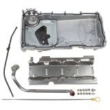 Chevrolet Performance Musclecar Oil Pan Kits 19212593 Pan, Chevy LS, Aluminum, Rear Sump, Engine Swap, Kit thumbnail 4