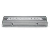 Chevrolet Performance Diecast Aluminum Valve Covers 3726086 Cover, Perimeter Bolt Mounting Style, Finned Top, Cast Aluminum, Natural, Chevy, 265, 283, Each thumbnail 1