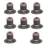 Chevrolet Performance Valve Stem Seals 12482063 Seals, Black, Intake, Chevy, Small Block, LS, Set of 8 thumbnail 1