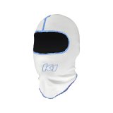 K1 RaceGear CoolMax Balaclava Headsocks 17-CHV-W Head Sock, Headsock, One Layer, Single Eyehole Opening, White, Each thumbnail 2