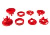 Pedders Cradle Bushing Inserts PED-EP1200 Bushings, Rear Cradle, Urethane, Red, Chevy, Kit thumbnail 4