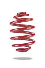 Pedders Lowering Springs PED-2643 Springs, Rear, Coil, Red Powdercoated, Pontiac, Each thumbnail 2