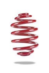 Pedders Lowering Springs PED-2643 Springs, Rear, Coil, Red Powdercoated, Pontiac, Each thumbnail 3