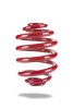 Pedders SportsRyder Stock Height Coil Springs for 2004-2006 GTO - PED-2589 Springs, Rear, Coil, Red Powdercoated, Pontiac, Each thumbnail 4