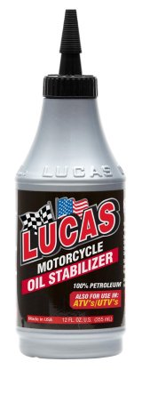 Lucas Motorcycle Oil Stabilizer 10727 Engine Additive, Stabilizer, 12 oz., Set of 12 thumbnail 1