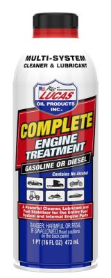 Lucas Complete Engine Treatment 10016 Fuel System Additive, Treatment, 16 oz., Set of 12 thumbnail 1