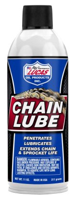 Lucas Chain Lube Aerosol 10393 Lube, O-ring Safe, 11 oz., Aerosol, Set of 12 thumbnail 1