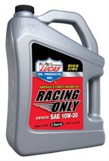 10w30 Lucas Racing-Only High Performance Motor Oil 10611 Engine Oil, Race Only, Synthetic, 10W30, 5 qts., Set of 3 thumbnail 1