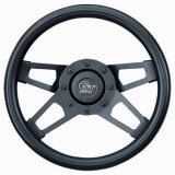 Grant Challenger Steering Wheels 414 Wheel, Challenger, Steel/Black, Foam/Black, 4-Spoke, 13.5 in. Diameter, 3-Bolt Mount, Each thumbnail 3