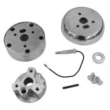 Grant Billet Style Installation Kits 5162-1 Steering Wheel Kit, 5-Bolt Mount, Polished, Aluminum, Chevy, AMC, GMC, Oldsmobile, Kit thumbnail 1