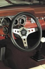 Grant GT Sport Steering Wheels 701 Wheel, Sport, Steel/Chrome, Foam/Black, 3-Spoke, 13 in. Diameter, 5-Bolt Mount, Each thumbnail 3