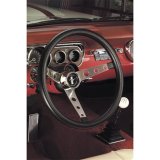 Grant Classic Nostalgia Steering Wheels 968 Wheel, Nostalgia, Mustang, Stainless Steel/Brushed, Foam/Black, 3-Spoke, 15 in. Dia., 3-Bolt thumbnail 2