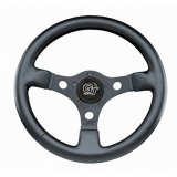 Grant Formula GT Steering Wheels 773 Wheel, GT, Aluminum/Black, Vinyl/Black, 3-Spoke, 13 in. Diameter, 5-Bolt Mount, Each thumbnail 3