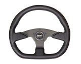 Grant Racing Performance Series Aluminum Steering Wheels 689 Wheel, Series, Aluminum/Black, Polyurethane/Gray, 3-Spoke, 13.75 in. Dia., 5-Bolt, Each thumbnail 2