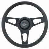 Grant Challenger Steering Wheels 870 Wheel, Challenger, Steel Center, 3-Spokes, Black, Foam Grip, Black, 13.75 in. Diameter, 3-Bolt Mounting, Each thumbnail 2