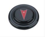 Grant Horn Buttons 5655 Button, Plastic, Black, Pontiac Emblem, Signature Series, Each thumbnail 1