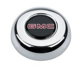 Grant Horn Buttons 5636 Button, Steel, Chrome, GMC Logo, for Challenger, Classic Series, Each thumbnail 1