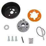 Grant Steering Wheel Installation Kits 3162 Kit, 3-Bolt Mount, Matte Black, Aluminum, AMC/GM/Jeep, Kit thumbnail 1
