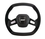Grant Racing Performance Series Aluminum Steering Wheels 698 Wheel, Series, Suede/Leather, Aluminum, Black, 3-Spoke, 13.75 in. Diameter, 5-Bolt, Each thumbnail 2