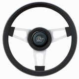 Grant Challenger Steering Wheels 860 Wheel, Challenger, Steel/Silver, Foam/Black, 3-Spoke, 13.75 in. Diameter, 3-Bolt, Each thumbnail 2