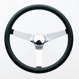 Grant Classic Foam Steering Wheels 832 Wheel, Foam, Steel/Chrome, Foam/Black, 3-Spoke, 14.75 in. Diameter, 3-Bolt Mount, Each thumbnail 1
