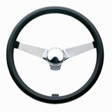 Grant Classic Foam Steering Wheels 832 Wheel, Foam, Steel/Chrome, Foam/Black, 3-Spoke, 14.75 in. Diameter, 3-Bolt Mount, Each thumbnail 2