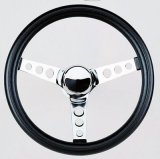 Grant Classic Foam Steering Wheels 838 Wheel, Foam, Steel/Chrome, Foam/Black, 3-Spoke, 13.5 in. Diameter, Each thumbnail 2