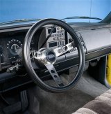 Grant Classic Foam Steering Wheels 838 Wheel, Foam, Steel/Chrome, Foam/Black, 3-Spoke, 13.5 in. Diameter, Each thumbnail 3