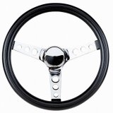 Grant Classic Foam Steering Wheels 838 Wheel, Foam, Steel/Chrome, Foam/Black, 3-Spoke, 13.5 in. Diameter, Each thumbnail 4