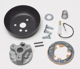 Grant Steering Wheel Installation Kits for 1953-1954 BEL AIR, 1956-1962 CORVETTE - 4159 Kit, 3-Bolt Mount, Matte Black, Aluminum, Chevy, Kit thumbnail 1