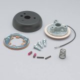 Grant Steering Wheel Installation Kits 3568 Kit, 3-Bolt Mount, Matte Black, Aluminum, Volkswagen, Kit thumbnail 2
