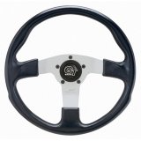 Grant GT Rally Steering Wheels 760 Wheel, Rally, Aluminum, Silver, Foam/Black, 3-Spoke, 13.5 in. Diameter, 5-Bolt Mount, Each thumbnail 2